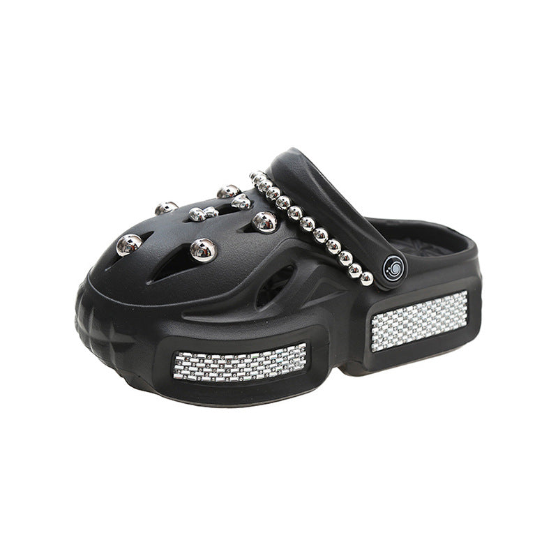 Pantoufles tendance à enfiler de style coréen, jolies pantoufles