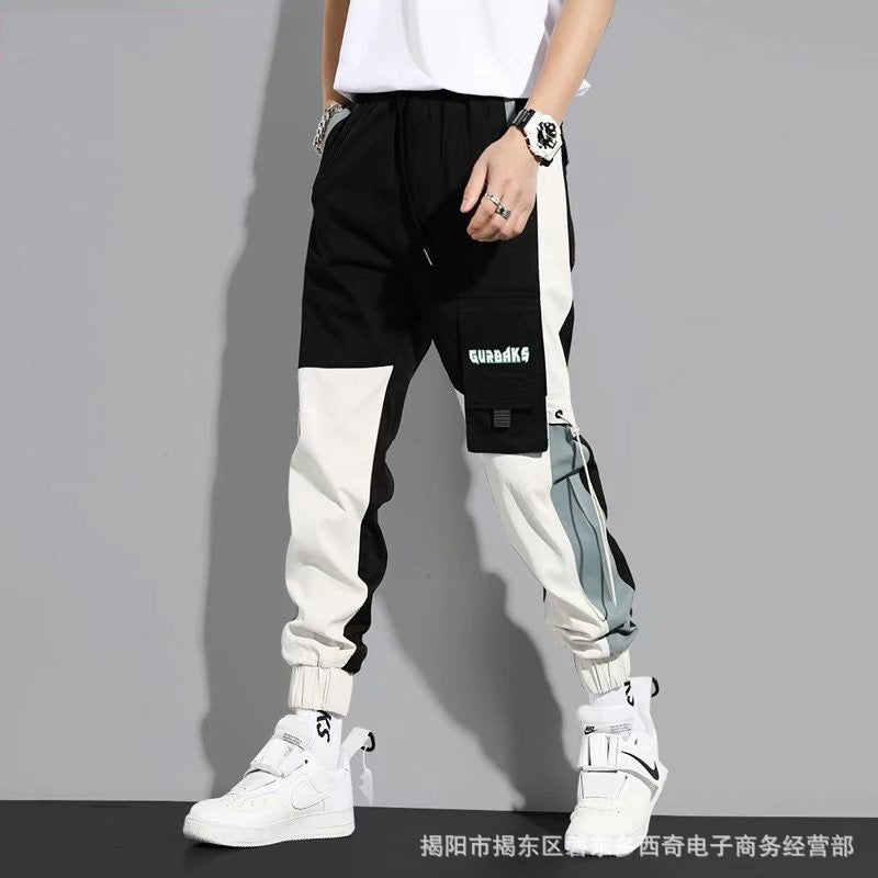 Salopette japonaise en coton pour hommes, pantalon ample de marque Tide, décontracté, nouvelle collection printemps et automne