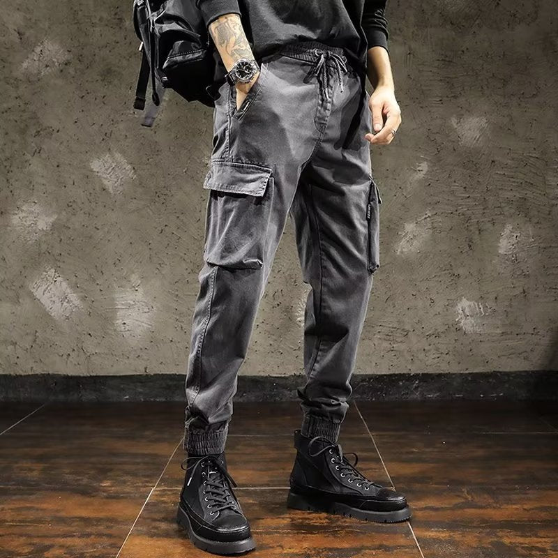 Salopette japonaise en coton pour hommes, pantalon ample de marque Tide, décontracté, nouvelle collection printemps et automne