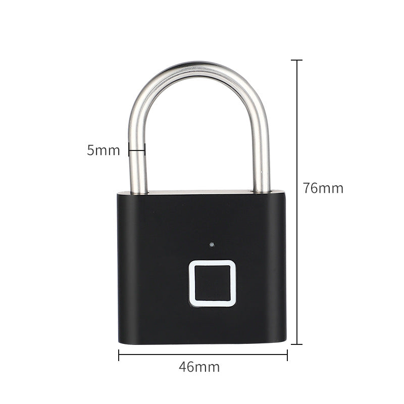 Cadenas intelligent à empreintes digitales, cadenas d'extérieur étanche et antirouille