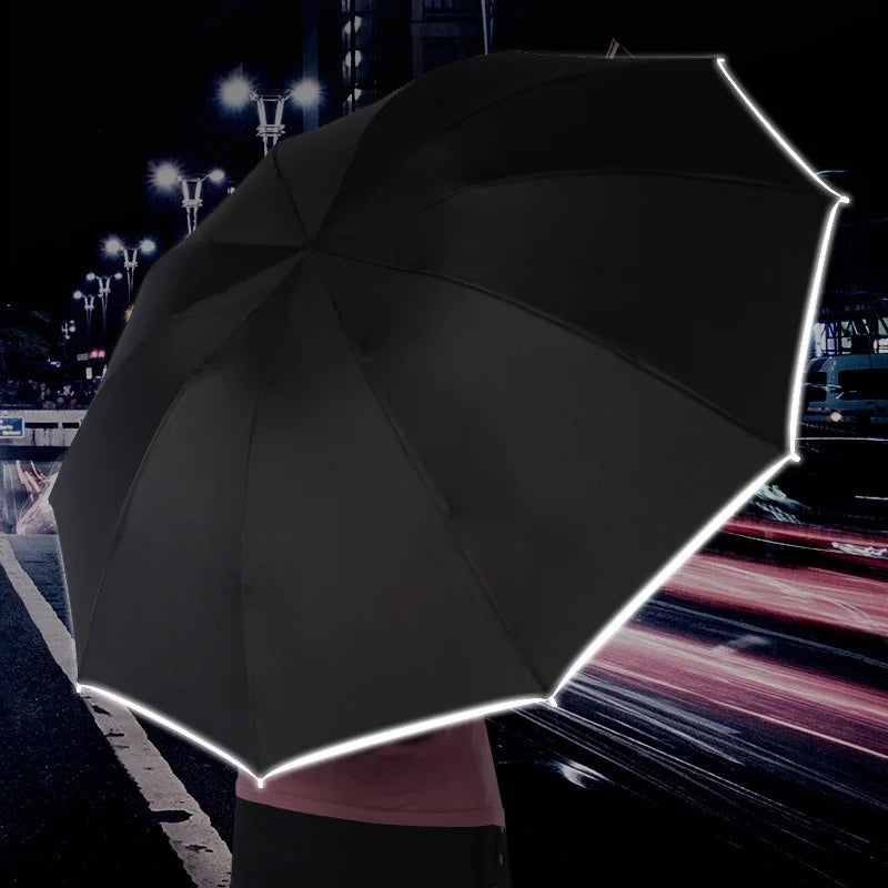 Portable UV Folding Automatic Umbrella Rain Wind Resistant Fashion Sun Umbrellas Reverse Umbrella Umbrella