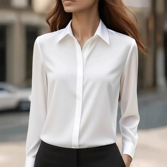 Elegant Women's Satin Blouse
