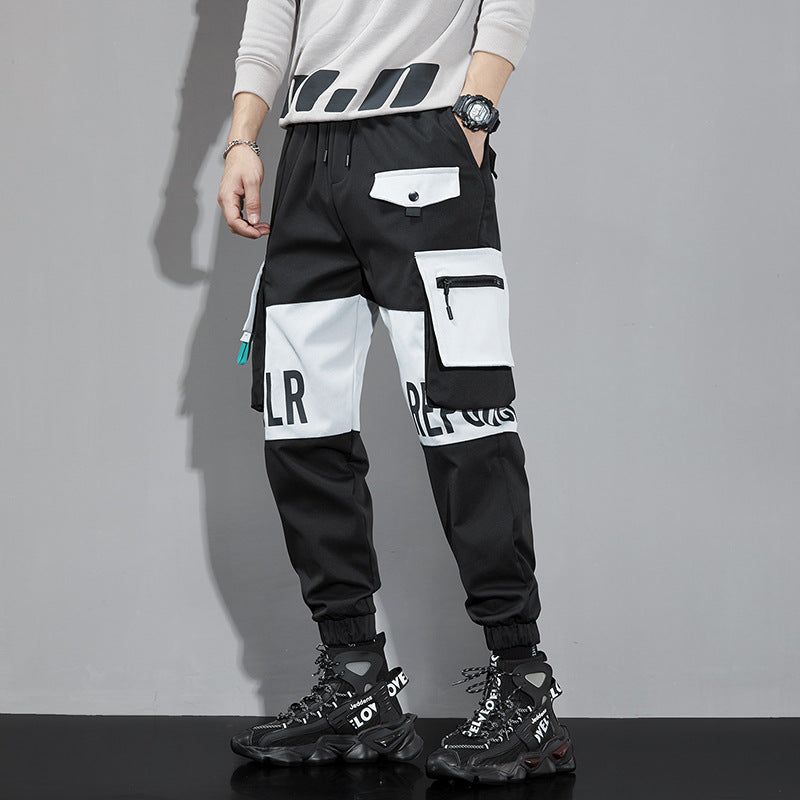 Salopette japonaise en coton pour hommes, pantalon ample de marque Tide, décontracté, nouvelle collection printemps et automne