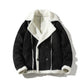 Men's fashion brand lamb plush cotton coat