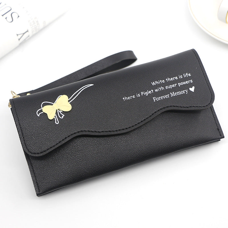 Long Simple Solid Color Ladies Wallet