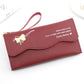 Long Simple Solid Color Ladies Wallet