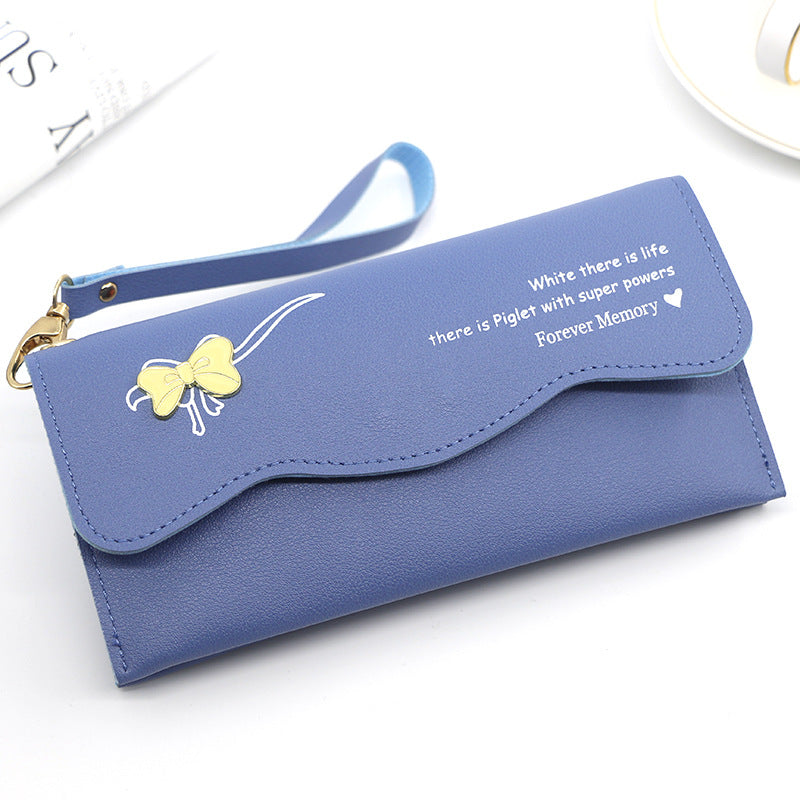 Long Simple Solid Color Ladies Wallet