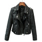 Short Korean Slim-Fit Motorcycle Pu Jacket