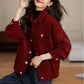 Lucky Red Kafuu Thickened Coat For Women