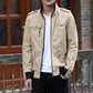 Men&#039;s Jacket 2022 Spring And Autumn New Korean Style Men&#039;s Jacket Pure Cotton Large Size Men&#039;s Stand Collar Work Jacket Men&#039;s