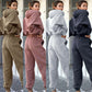 New Style Autumn And Winter Women's New Casual Hoodie Coat Sports Suit