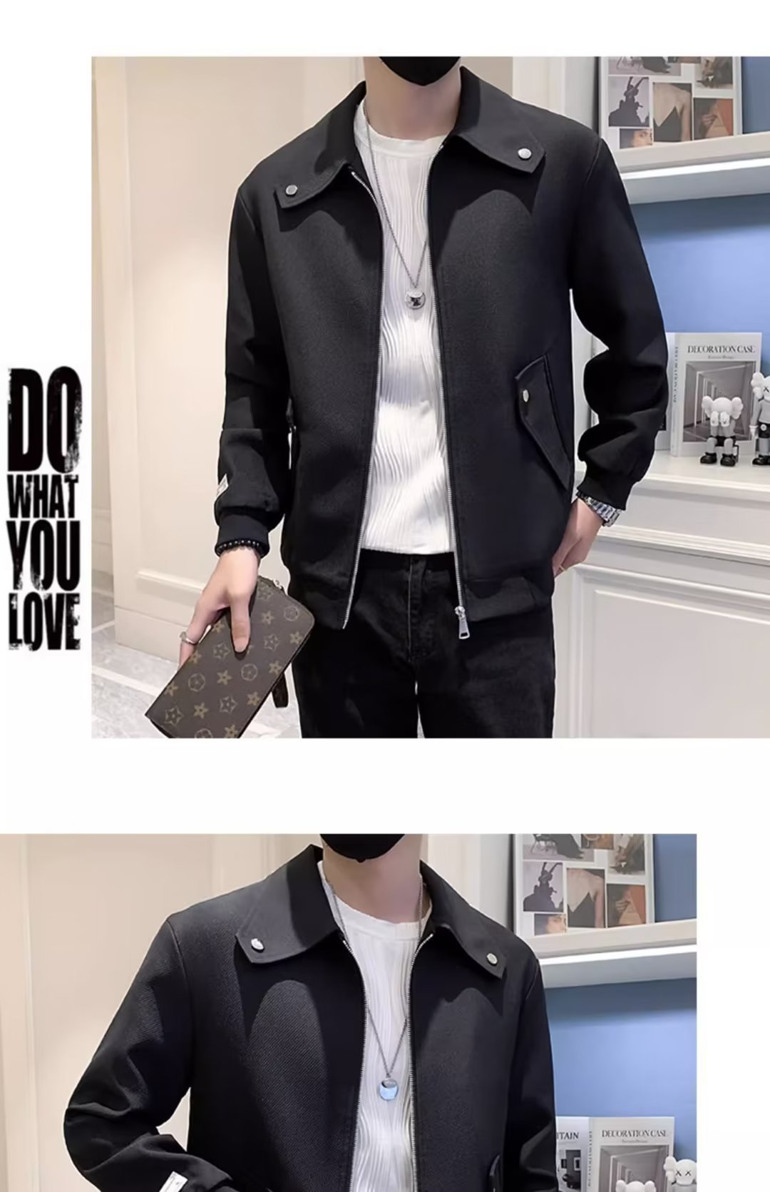 Men's New High-grade Lapel Casual Jacket