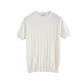 Men's Light Luxury Knitted Round Neck Thin Short Sleeve