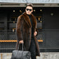 Whole Mink Casual Business Fur Long Mink Velvet Fur Male