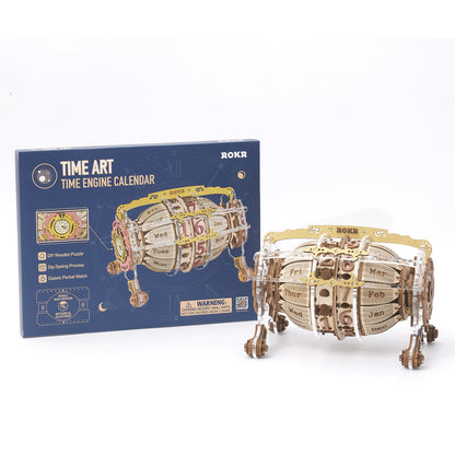 Robotime ROKR zodiaque horloge murale 3D Puzzle en bois modèle assemblage jouets cadeaux pour enfants enfants adolescents LC601 livraison directe du fournisseur