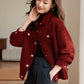 Lucky Red Kafuu Thickened Coat For Women