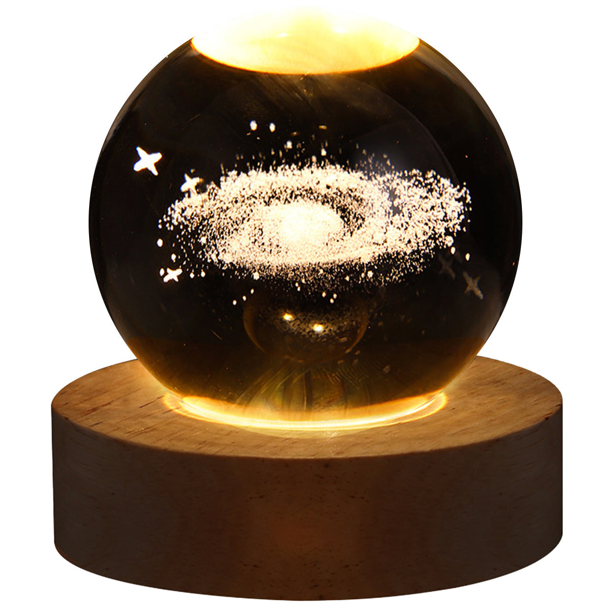 Crystal Lights Glowing Planetary Galaxy Astronaut Ball Night Lights