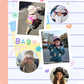 Winter Baby Girl Boy Bucket Hat Cute Lamb Wool Letter Kids Fisherman Hat Solid Flat Top Hats  Outdoor Thick Warm Sun Cap