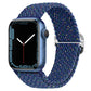 Casual Nylon Braided Elastic Integrated Sliding Buckle Iwatch Watch Strap