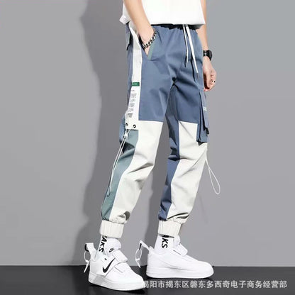 Salopette japonaise en coton pour hommes, pantalon ample de marque Tide, décontracté, nouvelle collection printemps et automne 