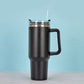 Coffe Cup Steel Heat Preservation Cold With Straw Coffee Cup