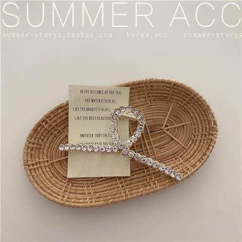 Temperament Sunflower Hairpin Female Disc Hair Summer Head Elegant Catch Shark Clip Large Metal Clip Headdress