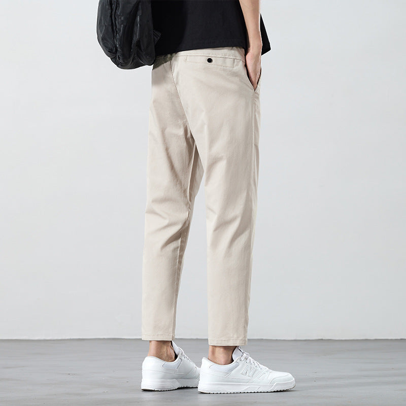 Summer Cropped Casual Pants For Men