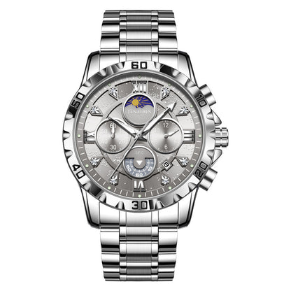 Montre à Quartz multifonctionnelle de haute qualité pour hommes, étanche et lumineuse