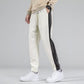 Summer Overalls Men&amp;amp;#039;s Korean Style Trendy Slim-fit Sports Pants Color Matching Ice Silk Cropped Pants With Long Feet Casual Pants