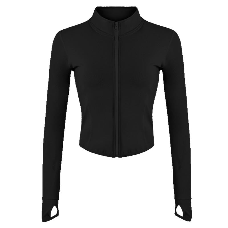 New Stand Collar Slim Fit Yoga Jacket