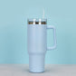 Coffe Cup Steel Heat Preservation Cold With Straw Coffee Cup