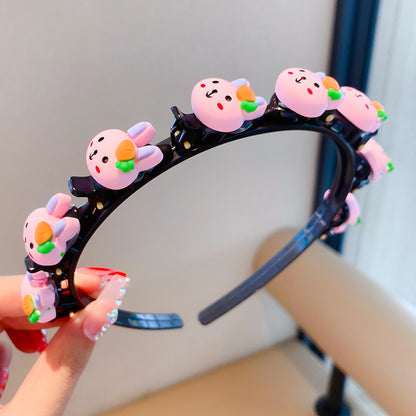 Bandeau pour enfants, accessoires pour cheveux, pinces à cheveux pour filles, ne frappe pas, sangles pour cheveux, pinces à artefact cassantes 