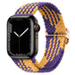 Casual Nylon Braided Elastic Integrated Sliding Buckle Iwatch Watch Strap