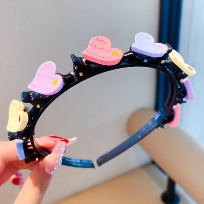 Bandeau pour enfants, accessoires pour cheveux, pinces à cheveux pour filles, ne frappe pas, sangles pour cheveux, pinces à artefact cassantes 