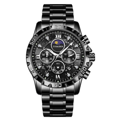Montre à Quartz multifonctionnelle de haute qualité pour hommes, étanche et lumineuse