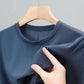 High-end Mesh Ice Silk Short-sleeved Summer Men&#039;s Shirt Collar Solid Color Paul Slip Material Polo Shirt Half-sleeved Men&#039;s Clothing