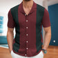 Men's Business Casual Woolen Polo Shirt