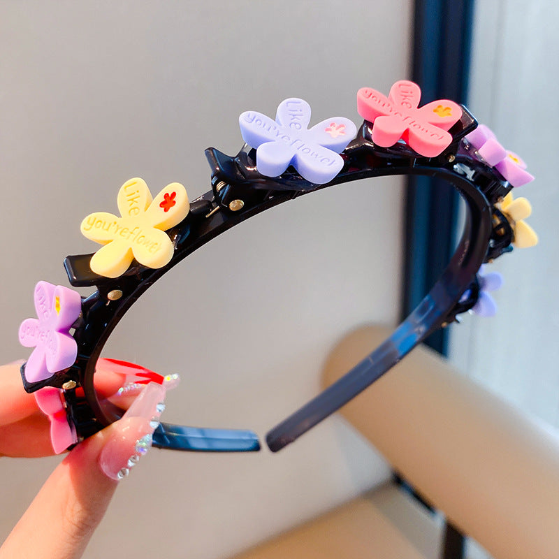 Children&#039;s Headband Hair Accessories Girls&#039; Hair Clips Do Not Hit Hair Clips Hair Straps Hair Breaking Artifact Clips