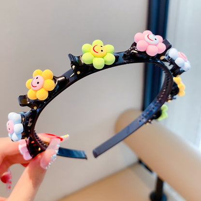 Bandeau pour enfants, accessoires pour cheveux, pinces à cheveux pour filles, ne frappe pas, sangles pour cheveux, pinces à artefact cassantes 