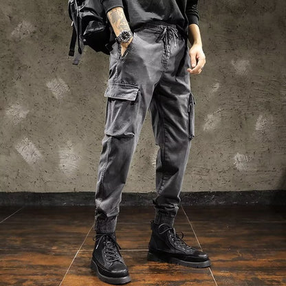 Salopette japonaise en coton pour hommes, pantalon ample de marque Tide, décontracté, nouvelle collection printemps et automne 
