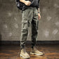 Spring And Autumn New Cotton Japanese Overalls Men&#039;s Tide Brand Loose Men&#039;s Beamed Casual Pants