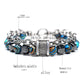 Men&#039;s Malachite Bracelet Metal Beaded Hip Hop New Fashion Bracelet Bracelet