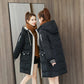 Down Padded Jacket Women&#039;s Winter Clothing 2021 New Korean Version Of Loose Cotton Padded Jacket Women&#039;s Mid-length Thickened Bread Padded Jacket