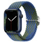 Casual Nylon Braided Elastic Integrated Sliding Buckle Iwatch Watch Strap