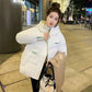 2024 New Winter Jacket Women Puffer Warm Parkas Long Sleeve Female Casual Down Cotton Padded Jacket Short Hooded Outwear Ladies