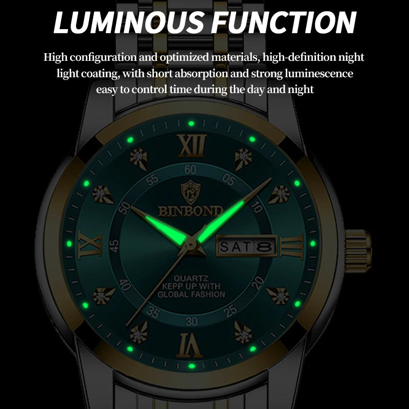 Top Brand Luxury Fashion Diver Watch Men 30ATM Waterproof Date Clock Sport Watches Mens Quartz Wristwatch