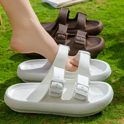 Women's Fashion Slide Sandals  Comfortable EVA Platform Slippers for Indoor Outdoor Wear Breathable Soft Sole House Shoes