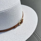 Simple Straw Summer Women Beach Hat Female Casual Panama Hat Lady Brand Women Flat Brim Bowknot Straw Cap Girls Sun Hat