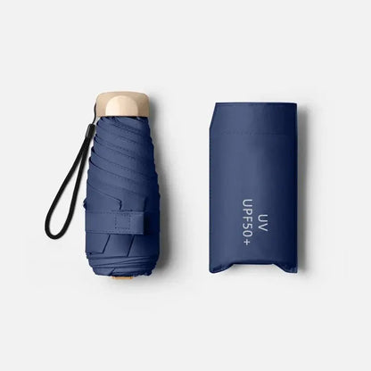 Mini Sun Umbrella Pocket Rain Umbrella Folding UV Ultraviolet Protection Sun Shade Pocket