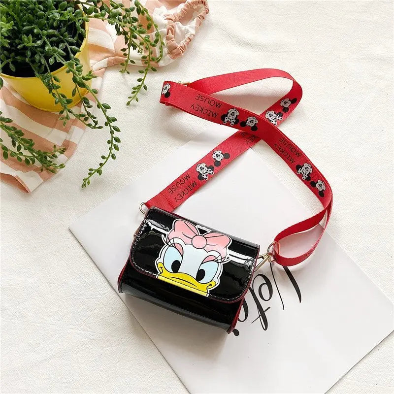 Disney Women's Bag Kids Bag Mickey Mouse Cartoon Pictures Shoulder Bags Cute Girl Messenger Bag Coin Purse Fashion Anime Gifts